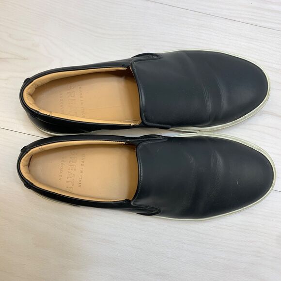 GREATS BROOKLYN MADE IN ITALY SLIP ON LEATHER SHOES US 8 - Picture 8 of 10